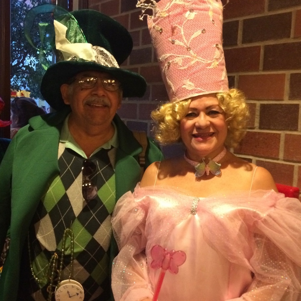 Wizard of Oz Adult Munchkin Mayor Costume. Or Alice in Wonderland’s Mad Hatter.